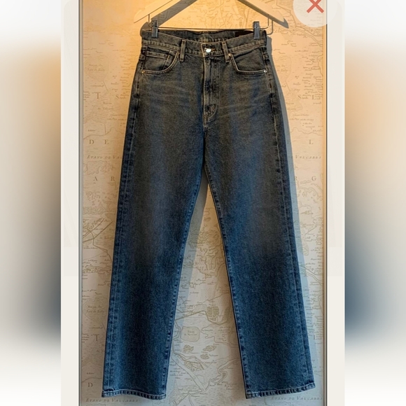 Goldsign Mellery High-Waisted Straight Jeans - Picture 5 of 8